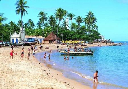 Paraíso natural en Praia do Forte de Brasil